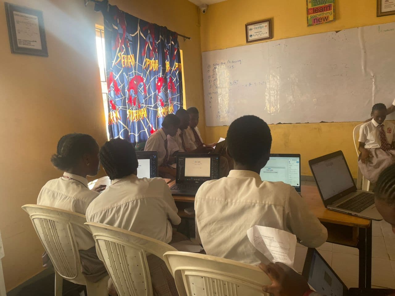 TechUp students in classroom